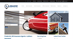 Desktop Screenshot of lebherzinsurance.com